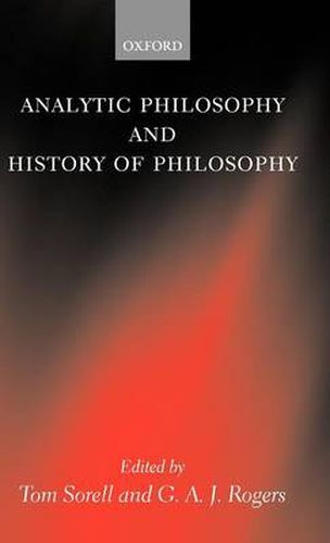 Cover image for Analytic Philosophy and History of Philosophy