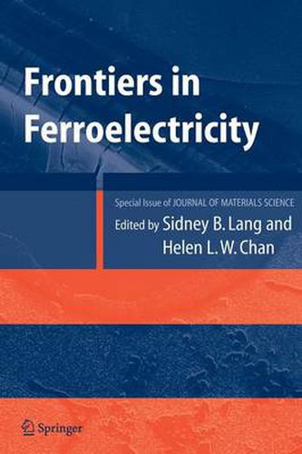 Cover image for Frontiers of Ferroelectricity: A Special Issue of the Journal of Materials Science