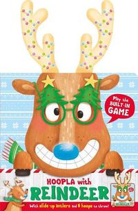 Cover image for Hoopla with Reindeer: 2-In-1 Story & Built in Game