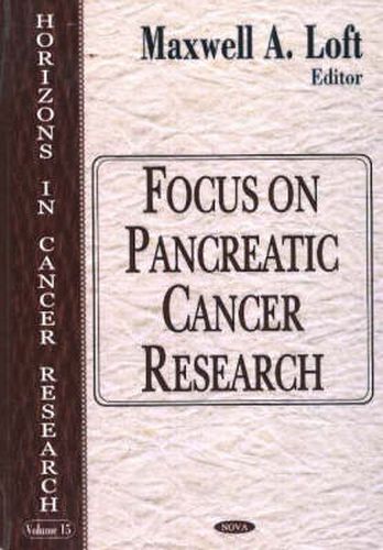 Cover image for Focus on Pancreatic Cancer Research