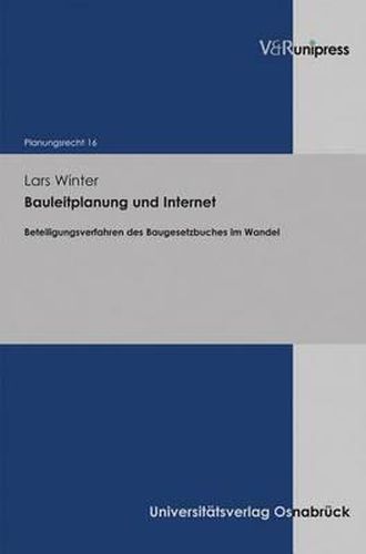 Cover image for Planungsrecht.: Beteiligungsverfahren des Baugesetzbuches im Wandel