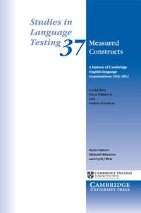 Cover image for Measured Constructs: A History of Cambridge English Examinations, 1913-2012