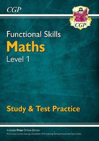 Cover image for Functional Skills Maths Level 1 - Study & Test Practice