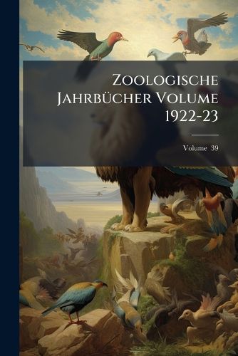 Cover image for Zoologische Jahrb Cher Volume V. 39 1922-23