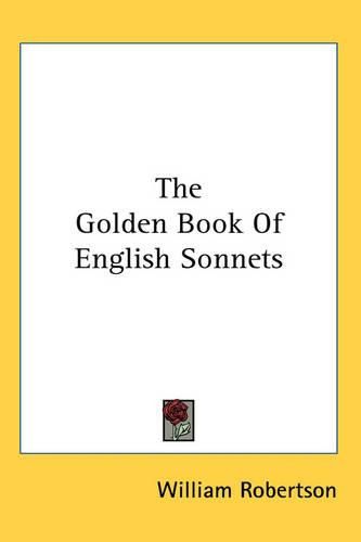 Cover image for The Golden Book Of English Sonnets