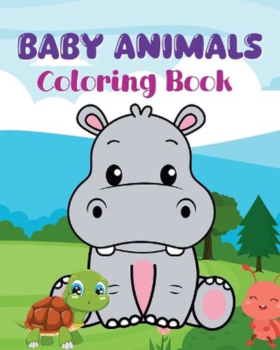 Cover image for Baby Animals Coloring Book