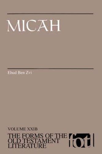 Cover image for Micah