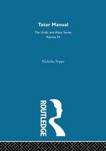 Cover image for Tatar Manual