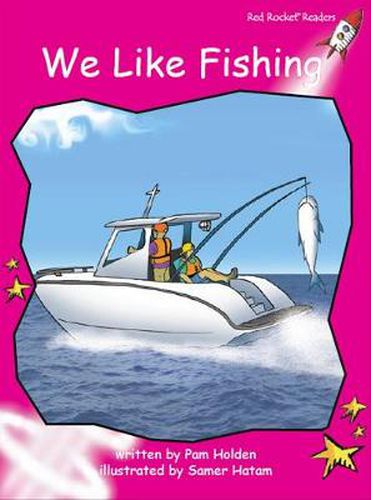 Cover image for Red Rocket Readers: Emergent Fiction Set C: We Like Fishing