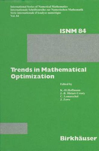 Cover image for Trends in Mathematical Optimization: 4th French-German Conference on Optimization