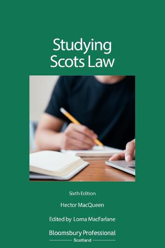 Cover image for Studying Scots Law