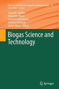 Cover image for Biogas Science and Technology