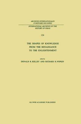 Cover image for The Shapes of Knowledge from the Renaissance to the Enlightenment