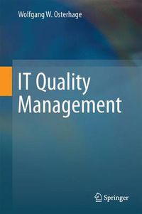 Cover image for IT Quality Management