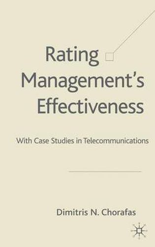 Cover image for Rating Management's Effectiveness: With Case Studies in Telecommunications