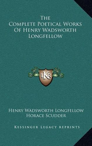 Cover image for The Complete Poetical Works of Henry Wadsworth Longfellow