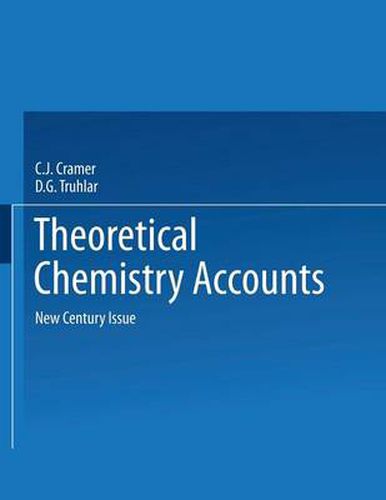 Cover image for Theoretical Chemistry Accounts: New Century Issue