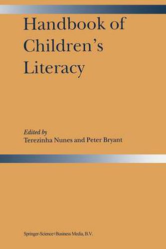 Cover image for Handbook of Children's Literacy