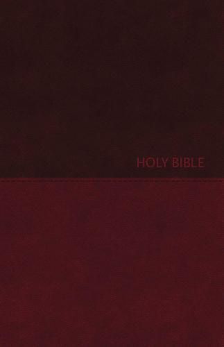 Cover image for NKJV, Value Thinline Bible, Compact, Leathersoft, Burgundy, Red Letter, Comfort Print: Holy Bible, New King James Version