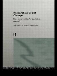 Cover image for Research as Social Change: New Opportunities for Qualitative Research