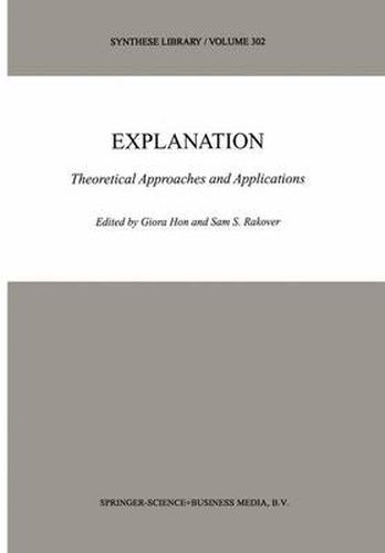 Cover image for Explanation: Theoretical Approaches and Applications