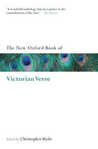 Cover image for The New Oxford Book of Victorian Verse