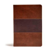 Cover image for KJV Giant Print Reference Bible, Saddle Brown LeatherTouch