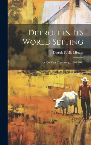 Cover image for Detroit in its World Setting; a 250-year Chronology, 1701-1951