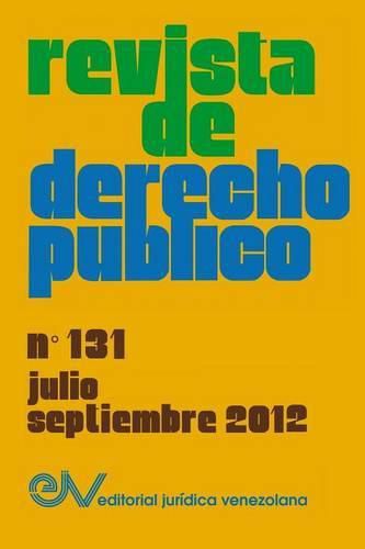 Cover image for REVISTA DE DERECHO PUBLICO (Venezuela), No. 131, Julio-Septiembre 2012