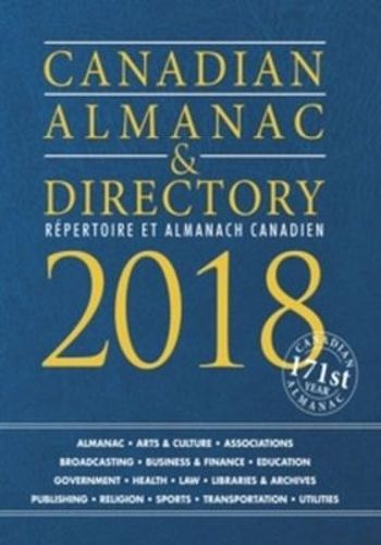 Cover image for Canadian Almanac & Directory, 2018