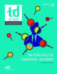 Cover image for The Four Levels of Evaluation - An Update