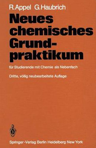 Cover image for Neues Chemisches Grundpraktikum