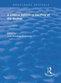 Cover image for A Critical Edition of the Play of the Wether