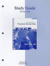 Cover image for Study Guide for Use with Fundamentals of Financial Accounting