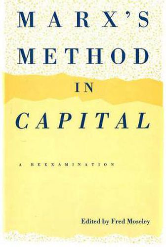 Cover image for Marx's Method in Capital