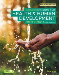 Cover image for Jacaranda Key Concepts in VCE Health & Human Development Units 3 & 4 8e, learnON and Print