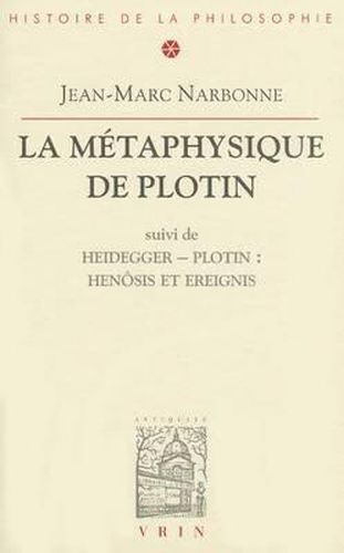 Cover image for La Metaphysique de Plotin