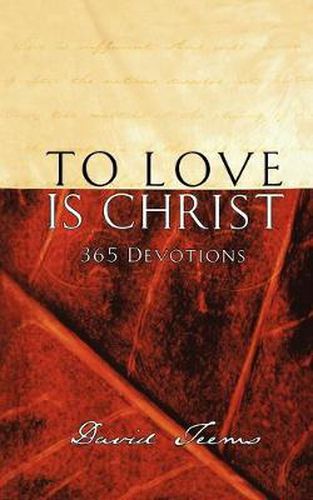 Cover image for To Love is Christ