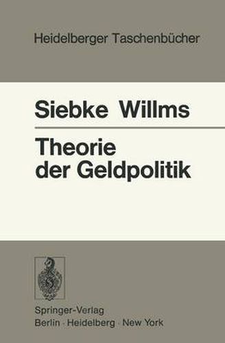 Cover image for Theorie Der Geldpolitik