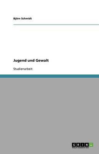 Cover image for Jugend und Gewalt