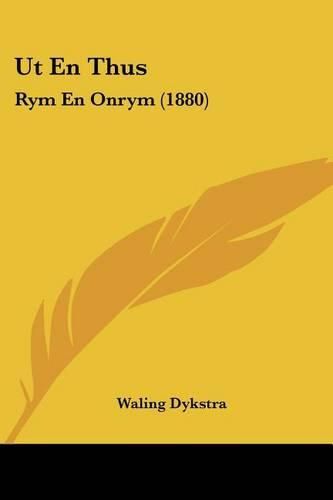 Cover image for UT En Thus: Rym En Onrym (1880)