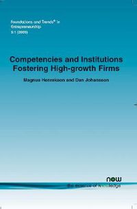 Cover image for Competencies and Institutions Fostering High-growth Firms