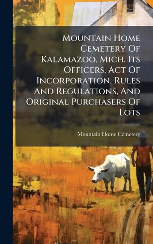 Cover image for Mountain Home Cemetery Of Kalamazoo, Mich. Its Officers, Act Of Incorporation, Rules And Regulations, And Original Purchasers Of Lots