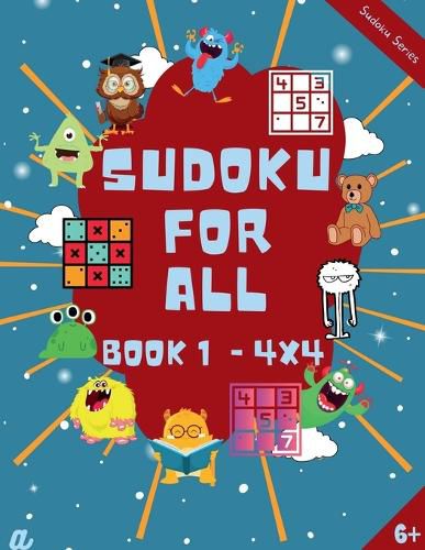 Cover image for Introduction to Sudoku Level 1 (4X4) - 6-8 years