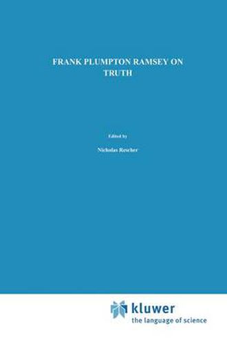 Cover image for On Truth: Original Manuscript Materials (1927-1929) from the Ramsey Collection at the University of Pittsburgh