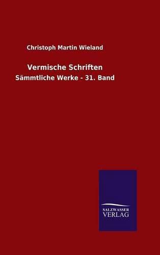 Cover image for Vermische Schriften