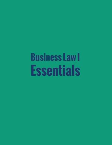 Cover image for Business Law I Essentials