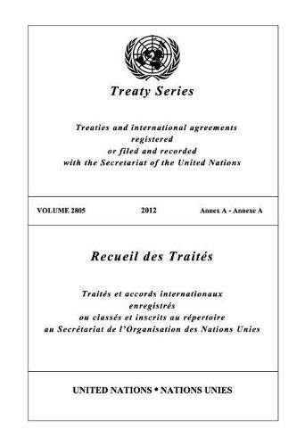 Treaty Series 2805 (English/French Edition)