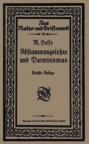 Abstammungslehre Und Darwinismus