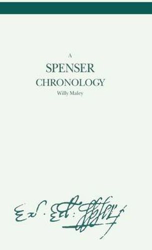 Cover image for A Spenser Chronology